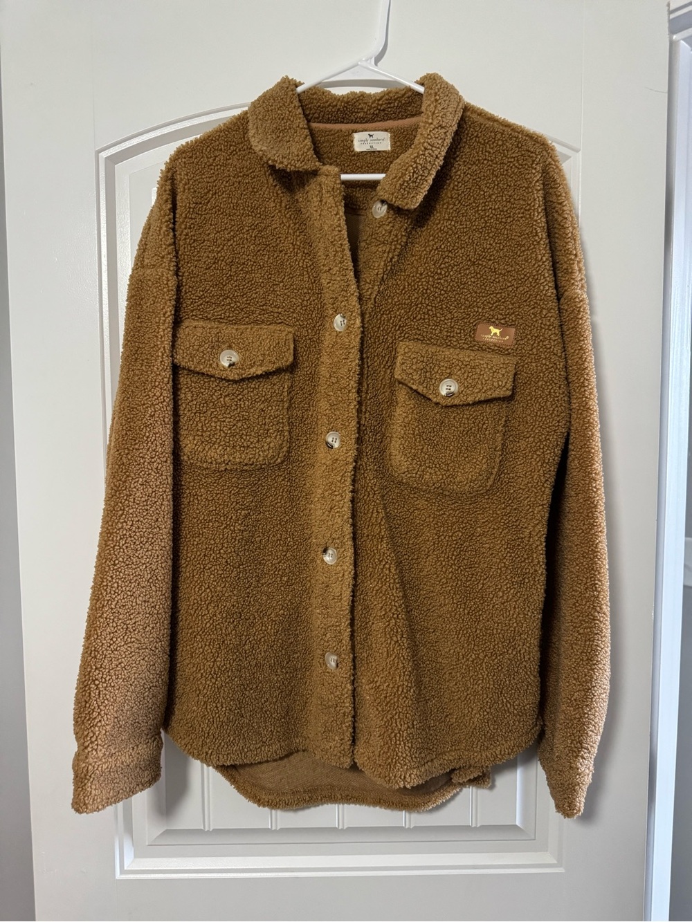 Simply Southern Brown Teddy Sherpa Jacket